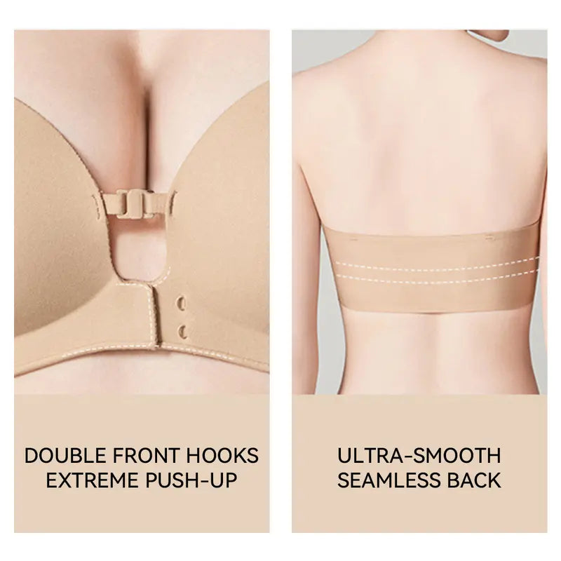 VYLORRA Seamless Strapless Push-Up Bra