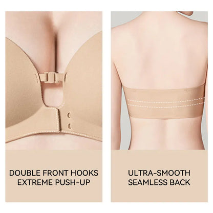 VYLORRA Seamless Strapless Push-Up Bra