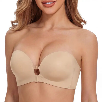 VYLORRA Seamless Strapless Push-Up Bra